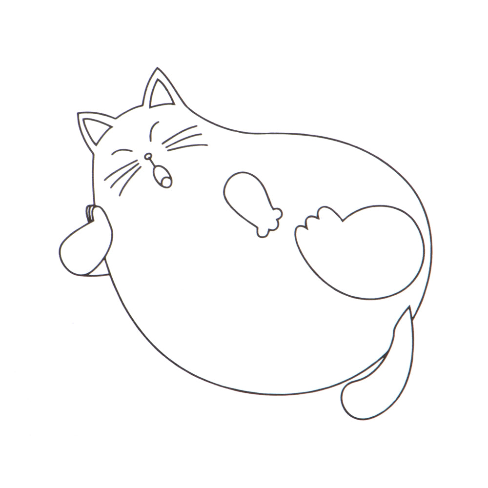 Malbuch Motiv Katze